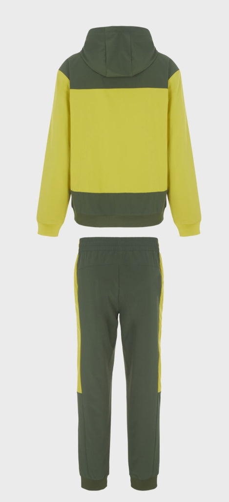 TUTA COMPLETA ARMANI UOMO  LEGGERA CON CAPPUCCIO LOGO LATO CUORE