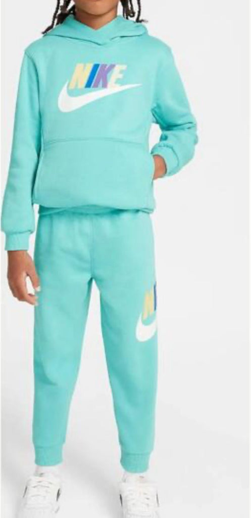 TUTA COMPLETA NIKE LOGO MULTICOLOR E CAPPUCCIO