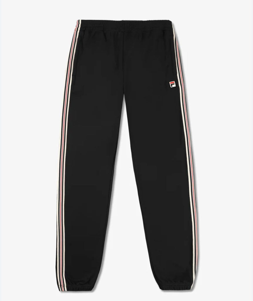 TUTA COMPLETA FILA UOMO COTONE CON BANDE LATERALI CON RIGA ROSSA