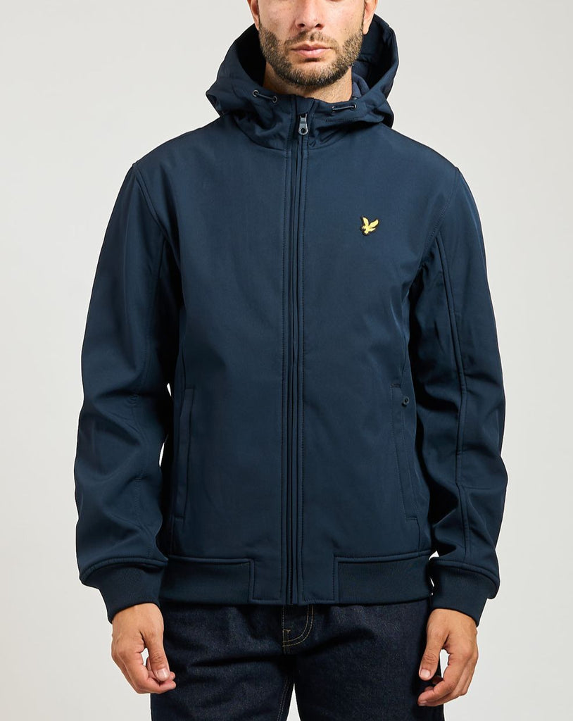 GIUBBINO LYLE & SCOTT UOMO FELPATO LOGO LATO CUORE CON CAPPUCCIO