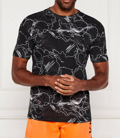 T-SHIRT PLEIN SPORT UOMO COTONE EFFETTO MARMO