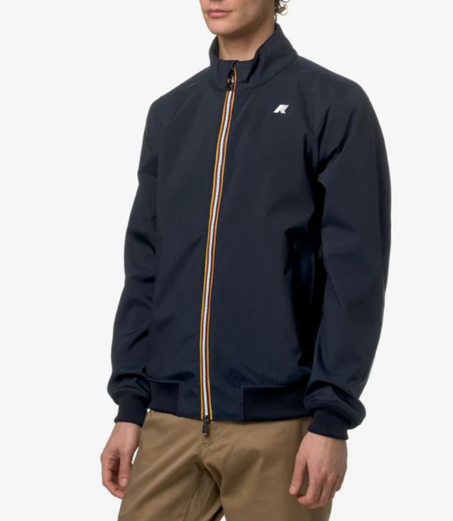 GIUBBINO K-WAY UOMO TERMICO GIROCOLLO CON ZIP