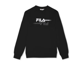 FELPA FILA UOMO ACETATO CON LOGO CENTRALE SPECCHIO