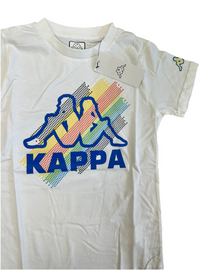 COMPLETINO KAPPA CPN LOGO GRANDE CENTRALE CON PALLINI COLORATI