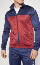 Carica l'immagine nel visualizzatore di Gallery, TUTA COMPLETA KAPPA UOMO ACETATA BICOLOR BLU /BORDEUX