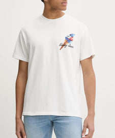 T-SHIRT TOMMY HILFIGER CON LOGO GELATO LATO CUORE E RETRO GRANDE