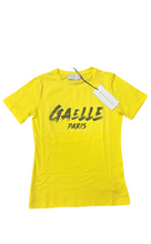 Carica l'immagine nel visualizzatore di Gallery, T-SHIRT GAELLE SCRITTA CENTRALE GRANDE NERA