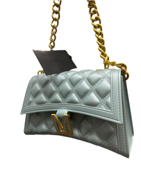 BORSA MARC ELLIS RHOMBUSS CON ROMBI E M IN ACCIAIO CHIUSURA