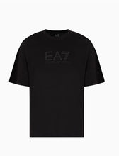Carica l'immagine nel visualizzatore di Gallery, T-SHIRT ARMANI SCRITTA ECNTRALE RIALZATA GOMMA