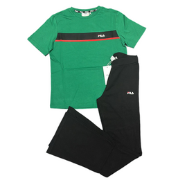 COMPLETO FILA SCRITTA LATO SCUORE PICCOLO CON LEGGINS NERO