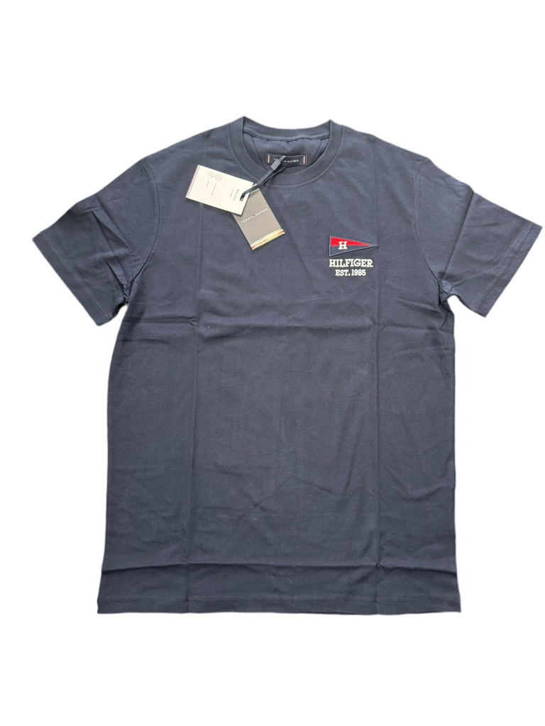 T-SHIRT TOMMY HILFIGER LOGO LATO CUORE BANDIERA CUCITO