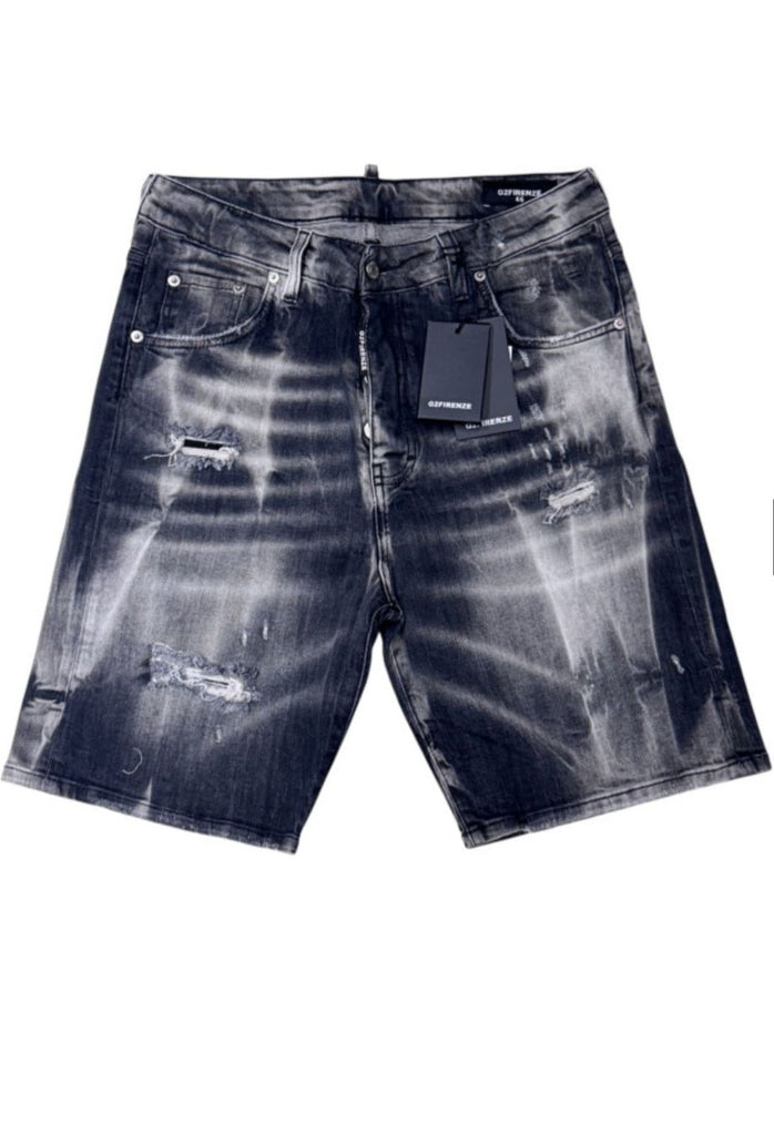 BERMUDA G2FIRENZE BLACK IMPACT DENIM