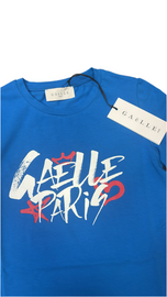 T-SHIRT GAELLE SCRITTA GRAFFIATA CENTRALE NERA