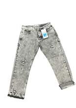 Carica l'immagine nel visualizzatore di Gallery, JEANS CIANOTIC UOMO BAGGY CON STRAPPI E BOTTONI