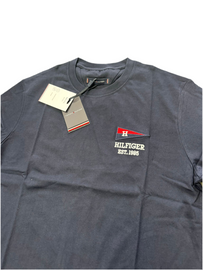 T-SHIRT TOMMY HILFIGER LOGO LATO CUORE BANDIERA CUCITO