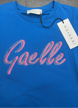 Carica l'immagine nel visualizzatore di Gallery, T-SHIRT GAELLE SCRITTA BRILLANTINATA GRANDE
