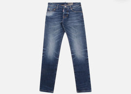 PANTALONE JEANS DSQUARED LOGO TASCA POSTERIORE