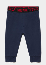 PANTALONE DSQUARED BIMBO COTONE ELASTICO LOGATO