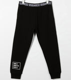 PANTALONE DSQUARED BIMBO COTONE ELASTICO LOGATO