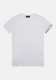 T-SHIRT DSQUARED SCRITTA MANICA