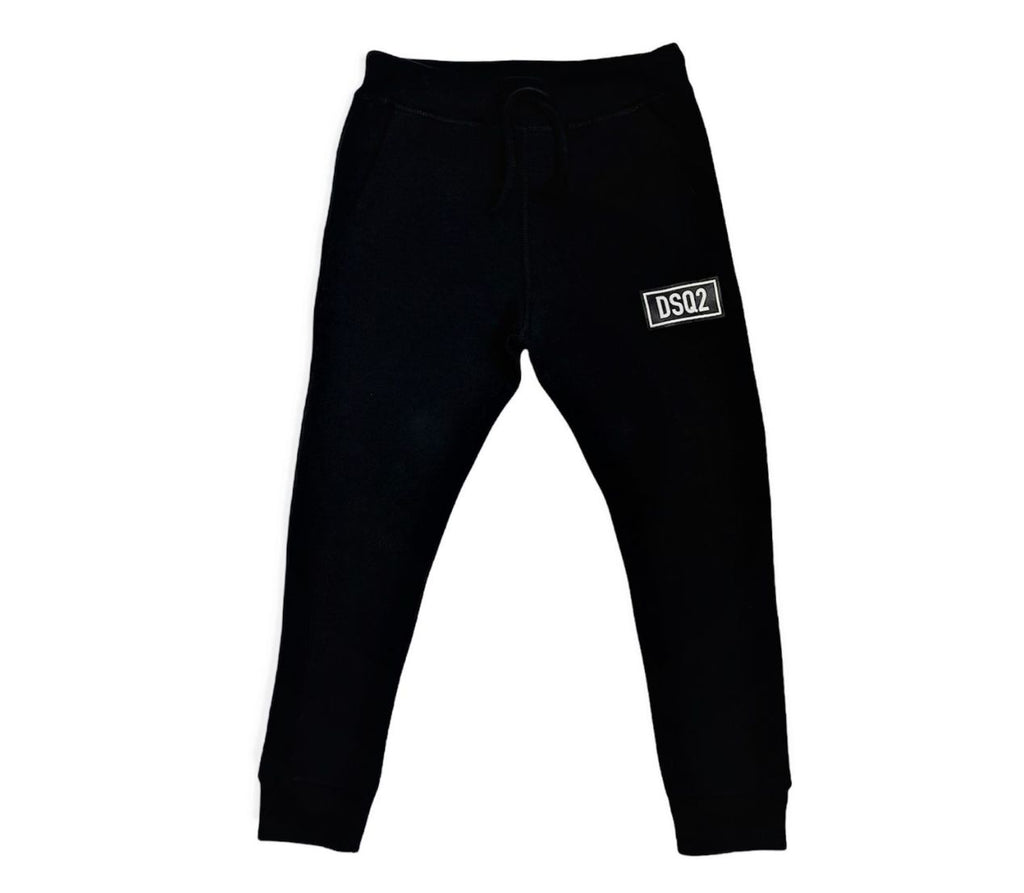 PANTATUTA DSQUARED BIMBO GARZATO LOGO GAMBA E LATERALE