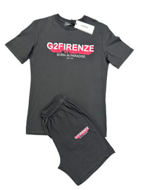 COMPLETO G2FIRENZE SCRITTA IN RILIEVO STAMPATA