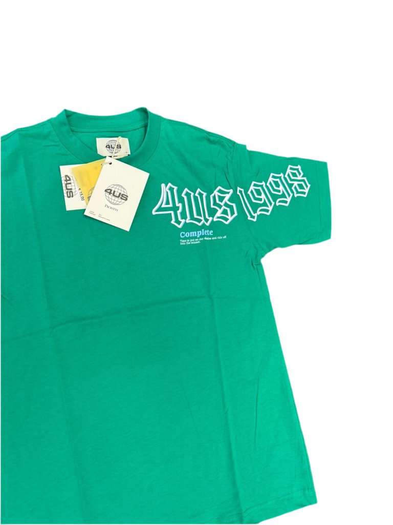 T-SHIRT PACIOTTI SCRITTA LATO CUORE E MANICA ASTRATTA