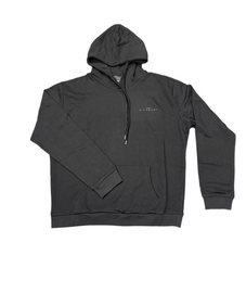 FELPA RICHMOND UOMO GARZATO  CON CAPPUCCIO E LACCI LOGO PICCOLO LATERALE