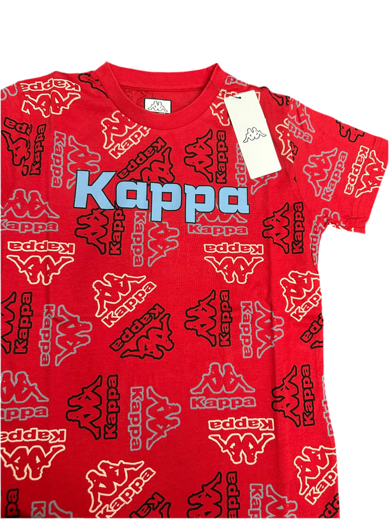 COMPLETINO KAPPA MULTILOGO COLORATO STAMPATO