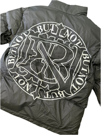 GIUBBINO BUTNOT UOMO PIUMINO GIROCOLLO CON LOGO CETRALE DIETRO