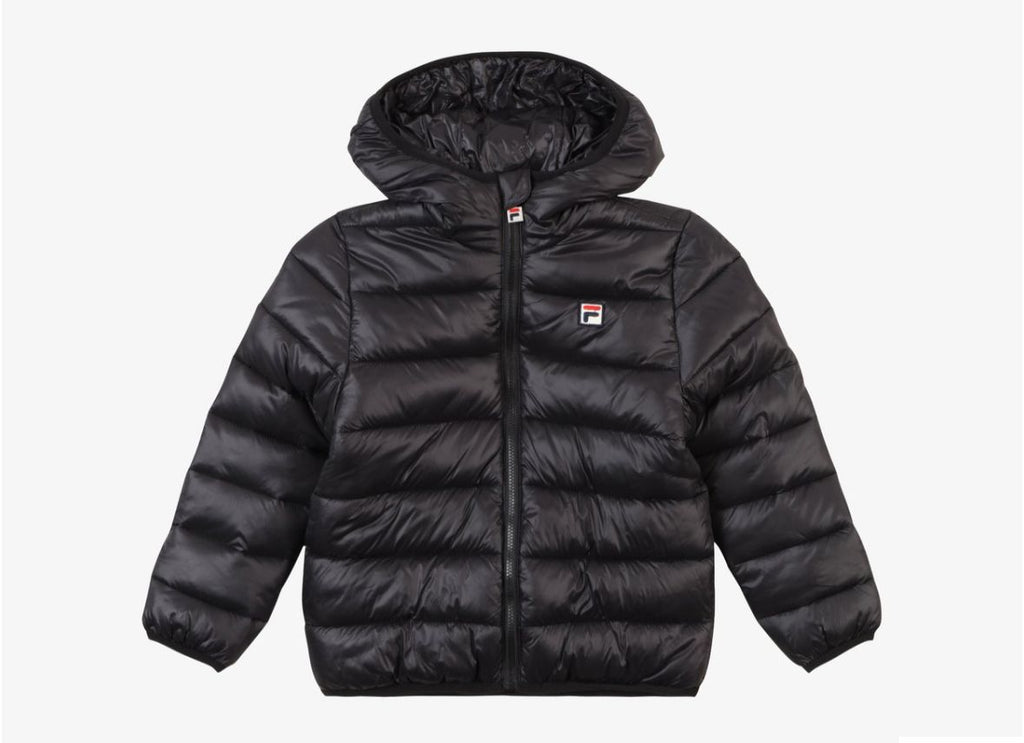 GIUBBINO FILA BIMBO PIUMINO CON CAPPUCCIO E LOGO LATO CUORE