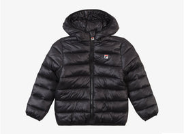 GIUBBINO FILA BIMBO PIUMINO CON CAPPUCCIO E LOGO LATO CUORE