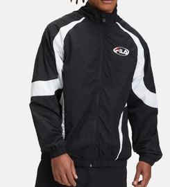 FELPA FILA UOMO ANTIVENTO  CON ZIP E LOGO A CERCHIO CUCITO LATO CUORE