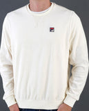 FELPA FILA UOMO COTONE LOGO QUADRATO LATO CUORE