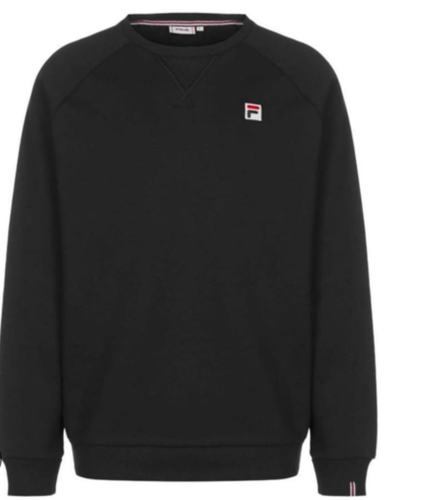 TUTA COMPLETA FILA UOMO COTONE CON LOGO LATO CUORE GIROCOLLO