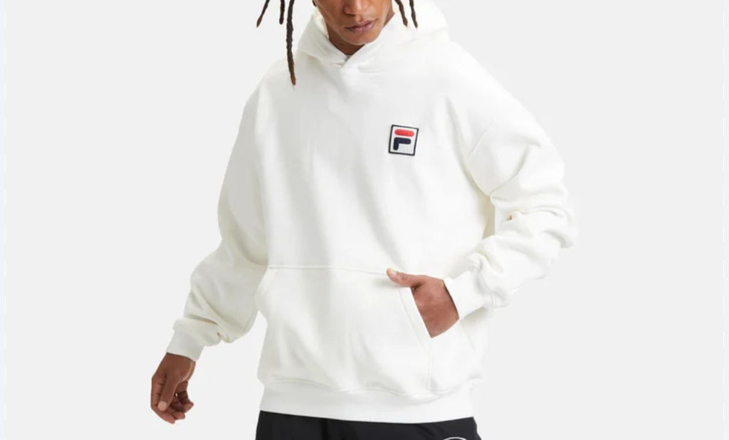 TUTA COMPLETA FILA UOMO COTONE CON LOGO LATO CUORE GIROCOLLO