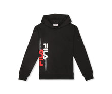 Carica l'immagine nel visualizzatore di Gallery, TUTA COMPLETA FILA CON CAPPUCCIO E SCRITTA VERTICALE LATERALE