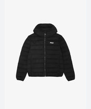 Carica l'immagine nel visualizzatore di Gallery, GIUBBINO FILA RAGAZZO PIUMINO CON CAPPUCCIO E SCRITTA LATO CUORE
