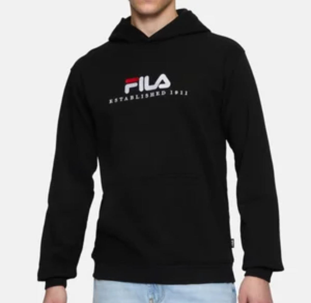 TUTA COMPLETA FILA CON CAPPUCCIO E SCRITTA CENTRALE CUCITA