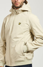 GIUBBINO LYLE & SCOTT UOMO FELPATO LOGO LATO CUORE CON CAPPUCCIO