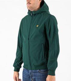 GIUBBINO LYLE & SCOTT UOMO FELPATO LOGO LATO CUORE CON CAPPUCCIO