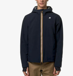 GIUBBINO K-WAY UOMO TERMICO CON ZIP E CAPPUCCIO