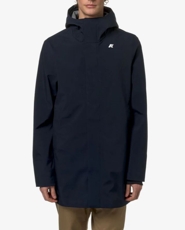 GIUBBINO K-WAY UOMO TERMICO CON COLLETTO E CAPPUCCIO