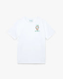 T-SHIRT CASABLANCA CON LOGO FUNGO LATO CUORE