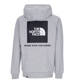 FELPA THE NORTH FACE UNISEX FELPATA CON LOGO LATO CUORE E RETRO LOGO GRANDE STAMPATO