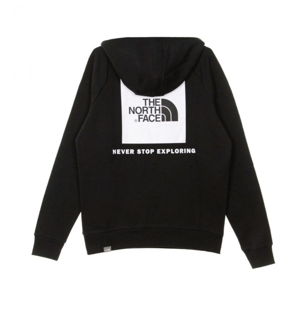 FELPA THE NORTH FACE UNISEX FELPATA CON LOGO LATO CUORE E RETRO LOGO GRANDE STAMPATO