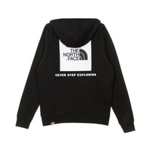 Carica l'immagine nel visualizzatore di Gallery, FELPA THE NORTH FACE UNISEX FELPATA CON LOGO LATO CUORE E RETRO LOGO GRANDE STAMPATO