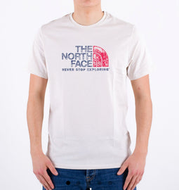 T-SHIRT THE NORTH FACE LOGO CENTRALE STAMPATO