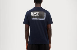 T-SHIRT ARMANI SCRIITA LATO CUORE E RETRO GRANDE CON RIQUADRO