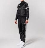 TUTA COMPLETA UMBRO UOMO ACETATA CON ZIP TUTTA NERA